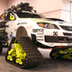 Illustration for article titled Ken Block's Tracked Subaru STI Begs For Snow